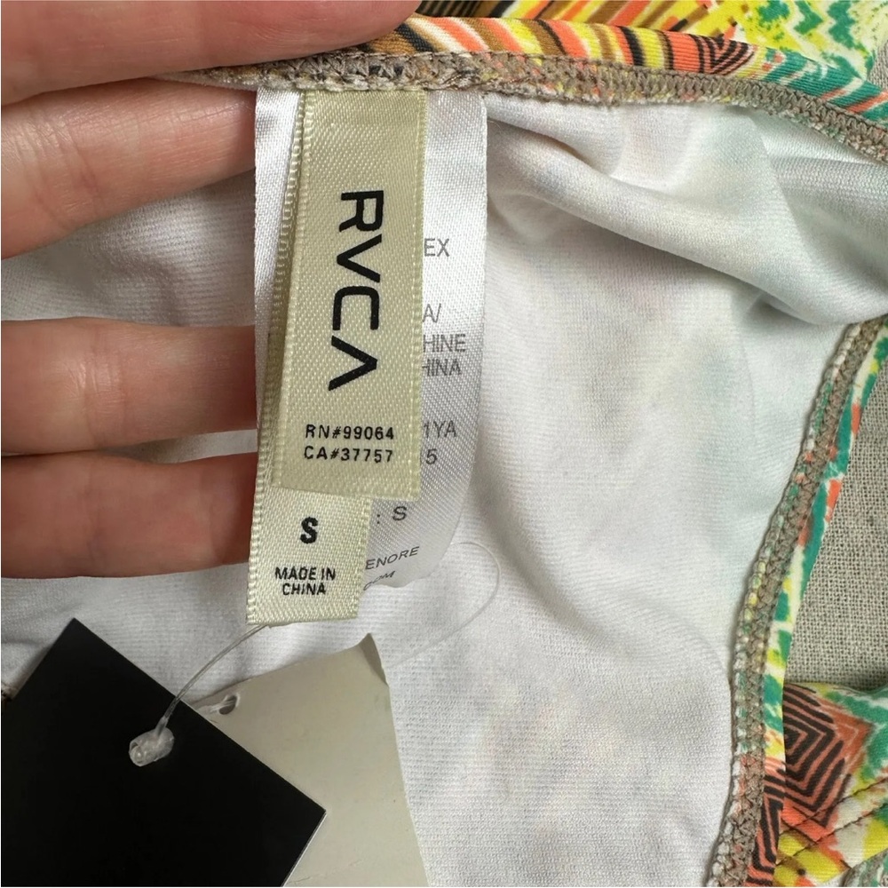 ⭐️NWT⭐️ RVCA "Yatzi" Boho Fringe one-piece swimsuit - Size: S - Picture 12 of 16